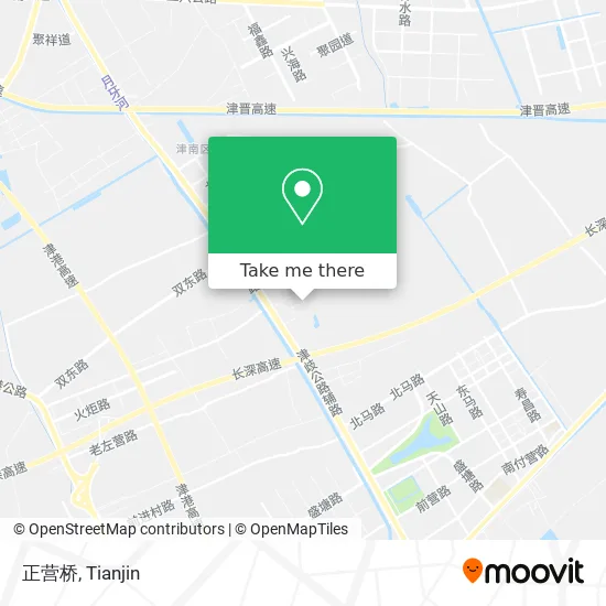 正营桥 map