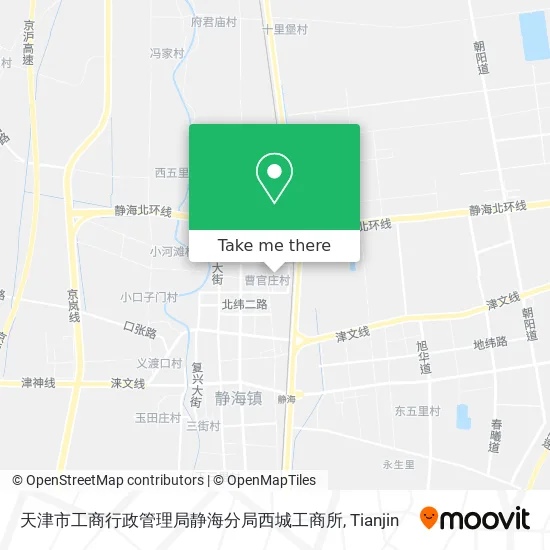 天津市工商行政管理局静海分局西城工商所 map