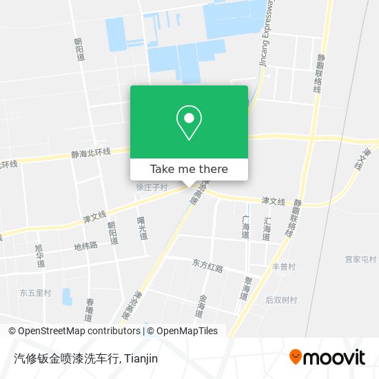 汽修钣金喷漆洗车行 map