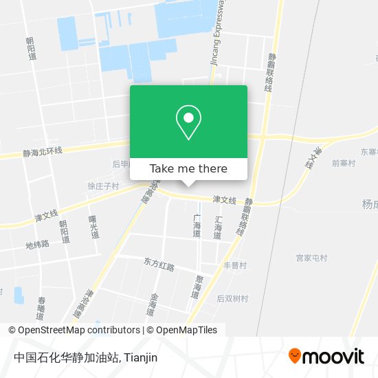 中国石化华静加油站 map