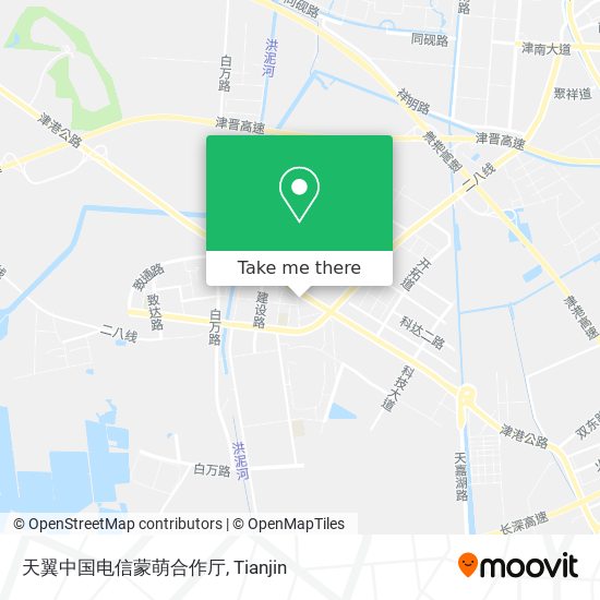 天翼中国电信蒙萌合作厅 map