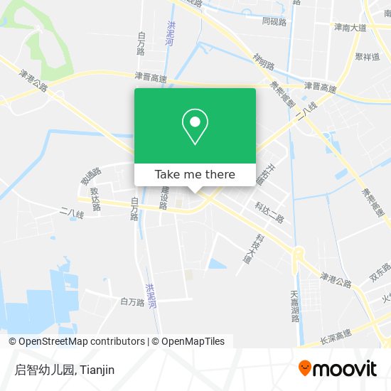 启智幼儿园 map