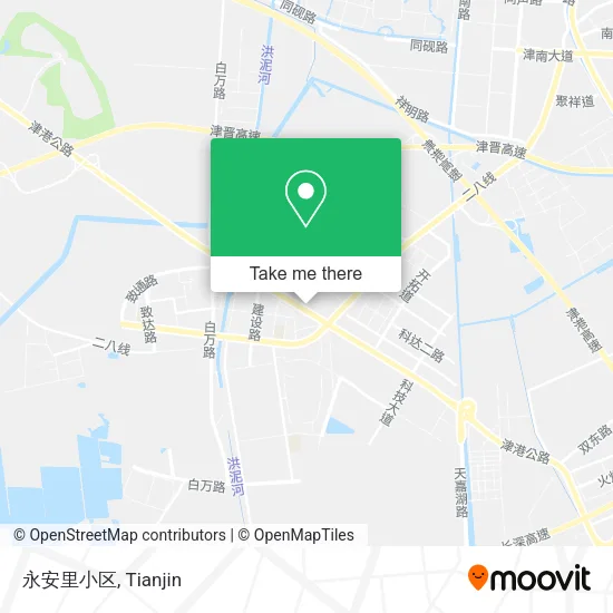永安里小区 map
