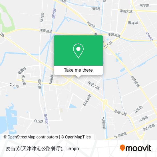 麦当劳(天津津港公路餐厅) map