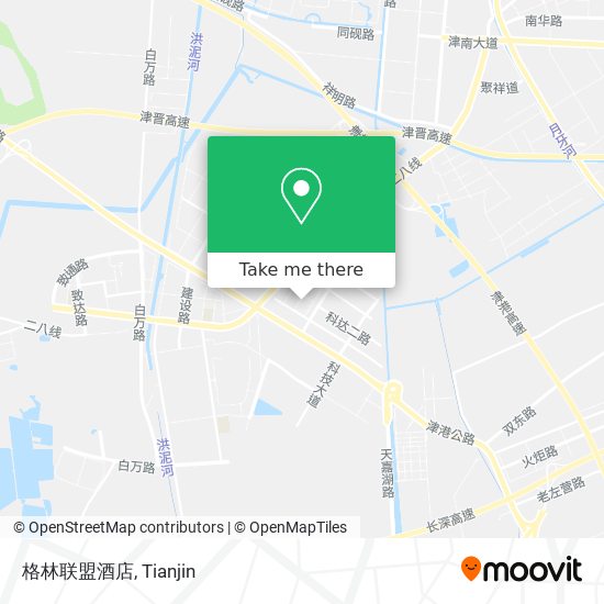 格林联盟酒店 map
