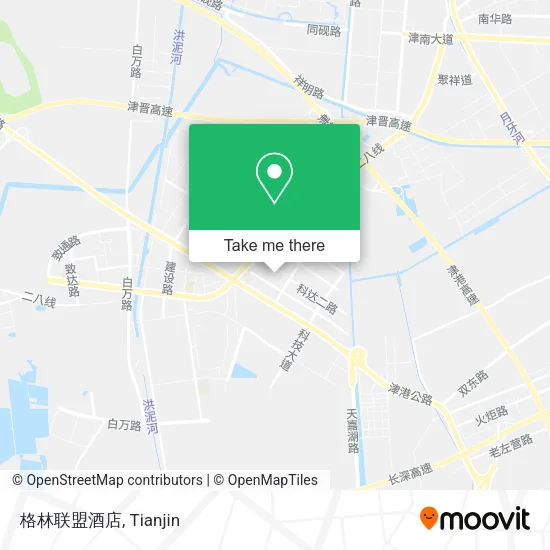 格林联盟酒店 map