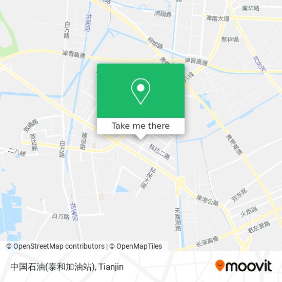 中国石油(泰和加油站) map