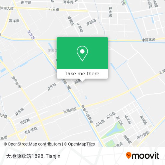 天地源欧筑1898 map