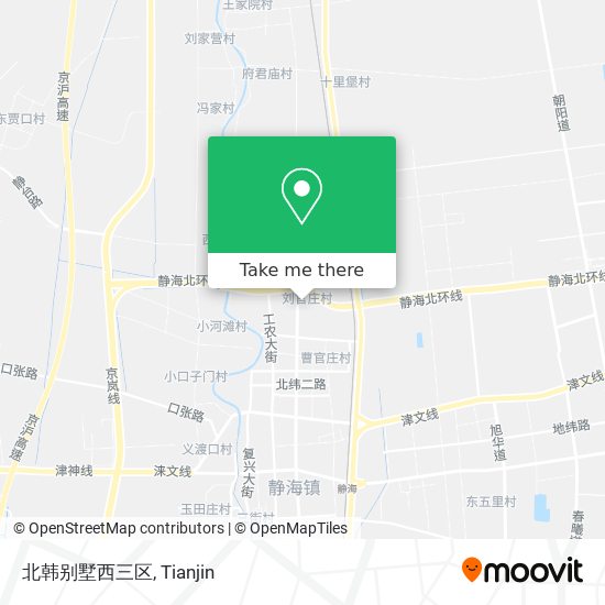 北韩别墅西三区 map