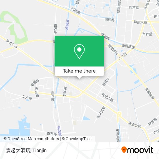震起大酒店 map