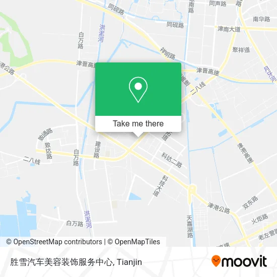 胜雪汽车美容装饰服务中心 map