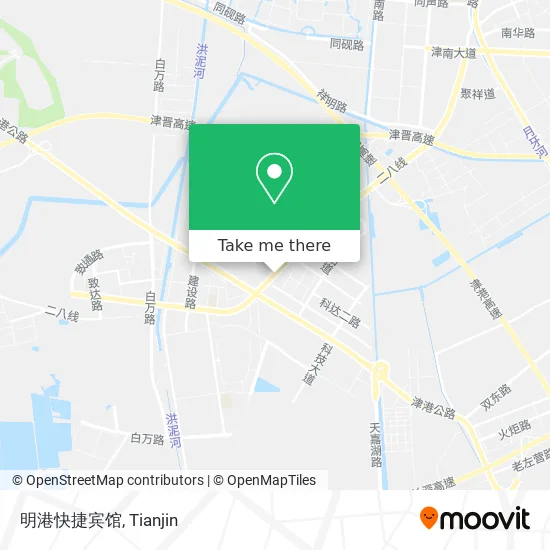 明港快捷宾馆 map