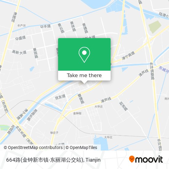 664路(金钟新市镇-东丽湖公交站) map