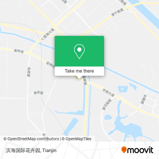 滨海国际花卉园 map
