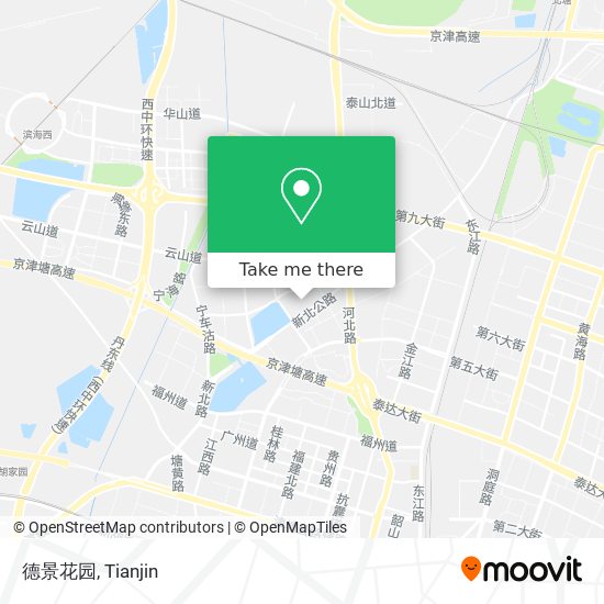 德景花园 map