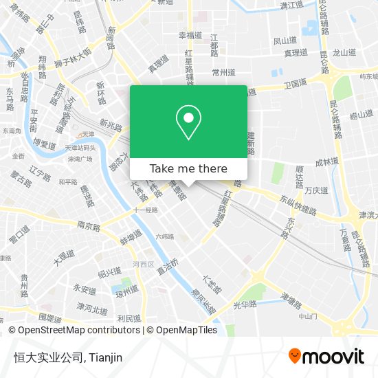恒大实业公司 map