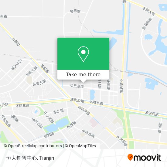 恒大销售中心 map