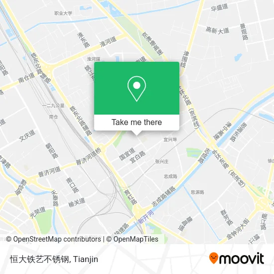 恒大铁艺不锈钢 map