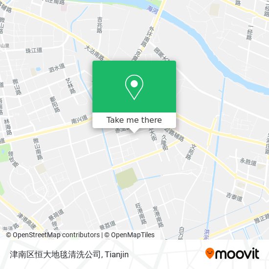 津南区恒大地毯清洗公司 map