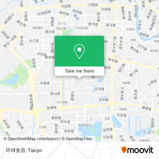 环球美容 map