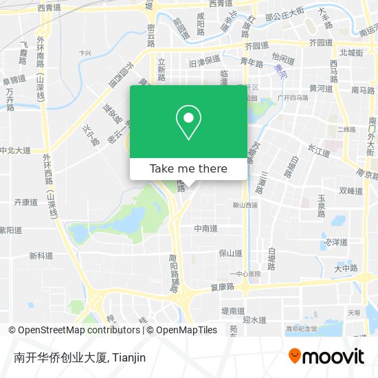 南开华侨创业大厦 map