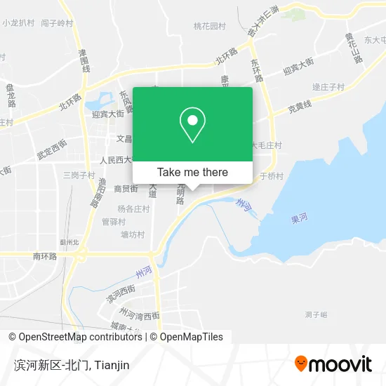 滨河新区-北门 map