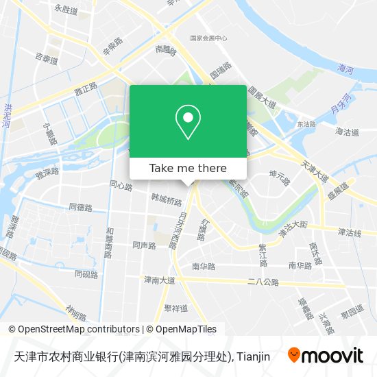 天津市农村商业银行(津南滨河雅园分理处) map