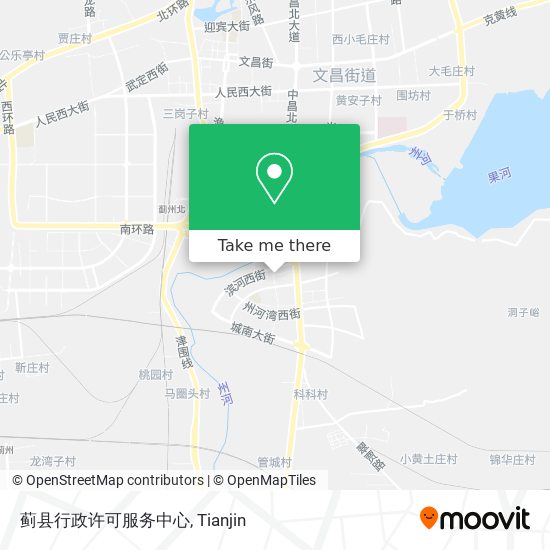 蓟县行政许可服务中心 map