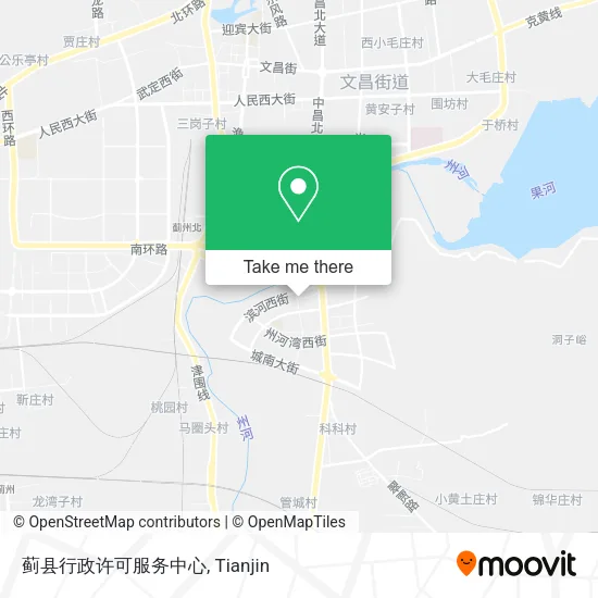 蓟县行政许可服务中心 map
