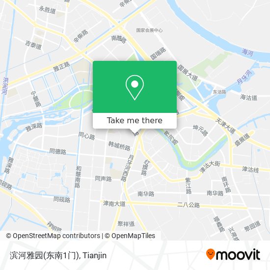 滨河雅园(东南1门) map