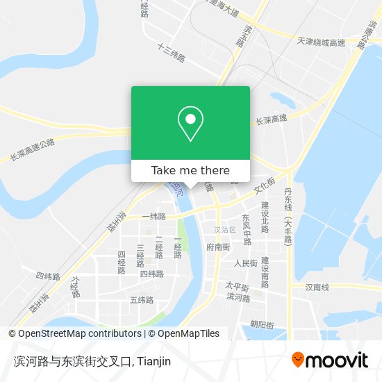 滨河路与东滨街交叉口 map