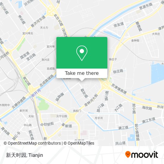 新天时园 map