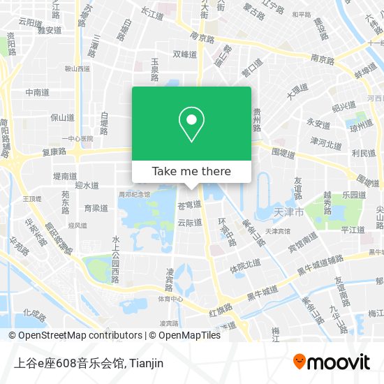 上谷e座608音乐会馆 map