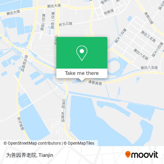 为善园养老院 map