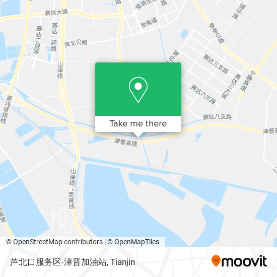 芦北口服务区-津晋加油站 map