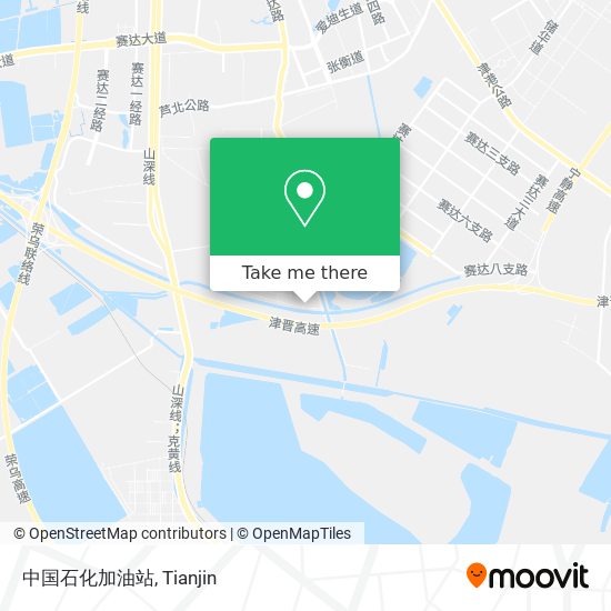 中国石化加油站 map