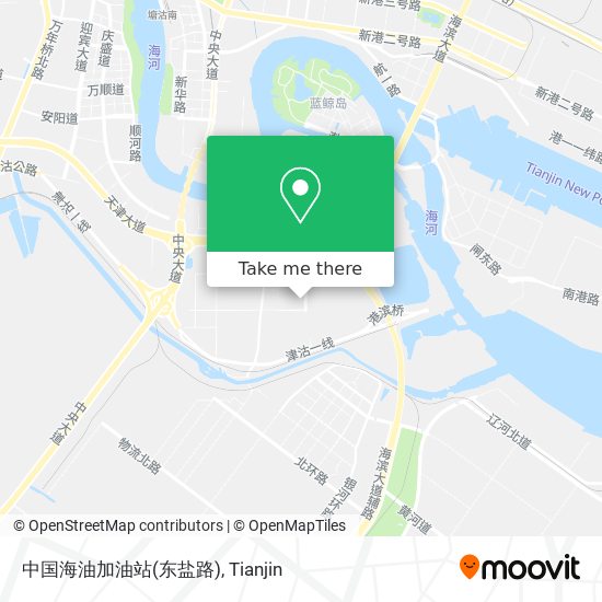 中国海油加油站(东盐路) map
