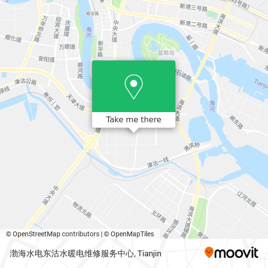 渤海水电东沽水暖电维修服务中心 map
