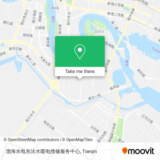 渤海水电东沽水暖电维修服务中心 map