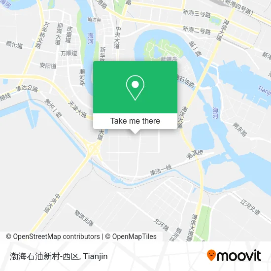 渤海石油新村-西区 map