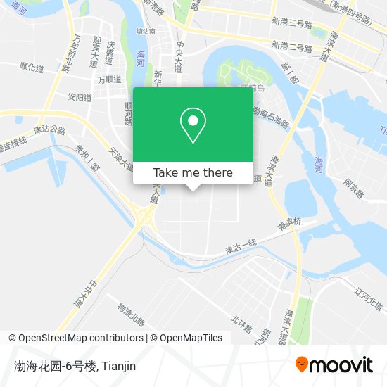 渤海花园-6号楼 map