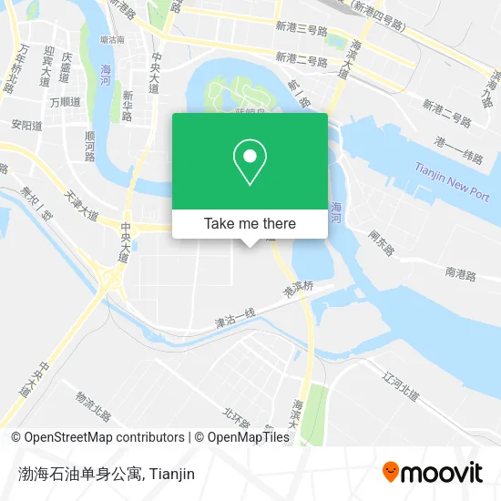 渤海石油单身公寓 map