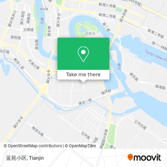 蓝苑小区 map
