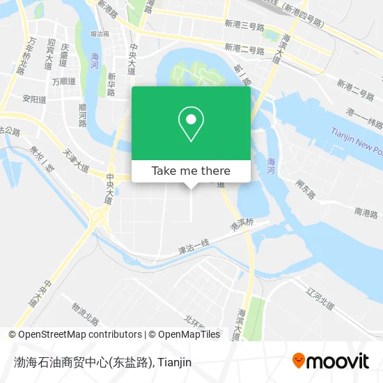 渤海石油商贸中心(东盐路) map