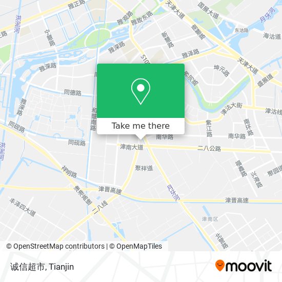 诚信超市 map