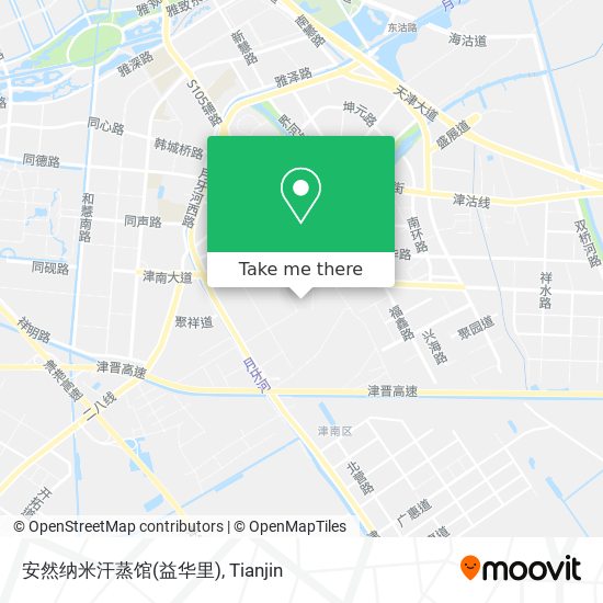 安然纳米汗蒸馆(益华里) map