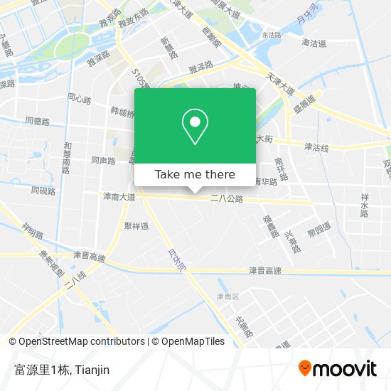 富源里1栋 map