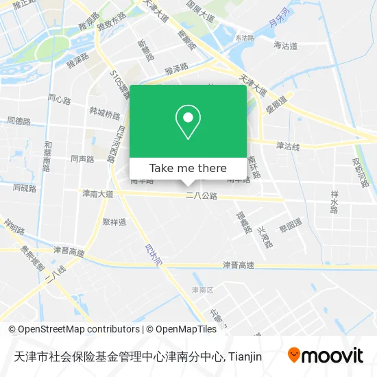天津市社会保险基金管理中心津南分中心 map