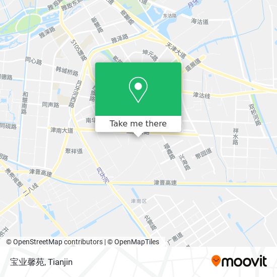 宝业馨苑 map