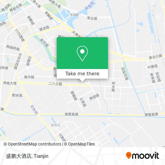 盛鹏大酒店 map